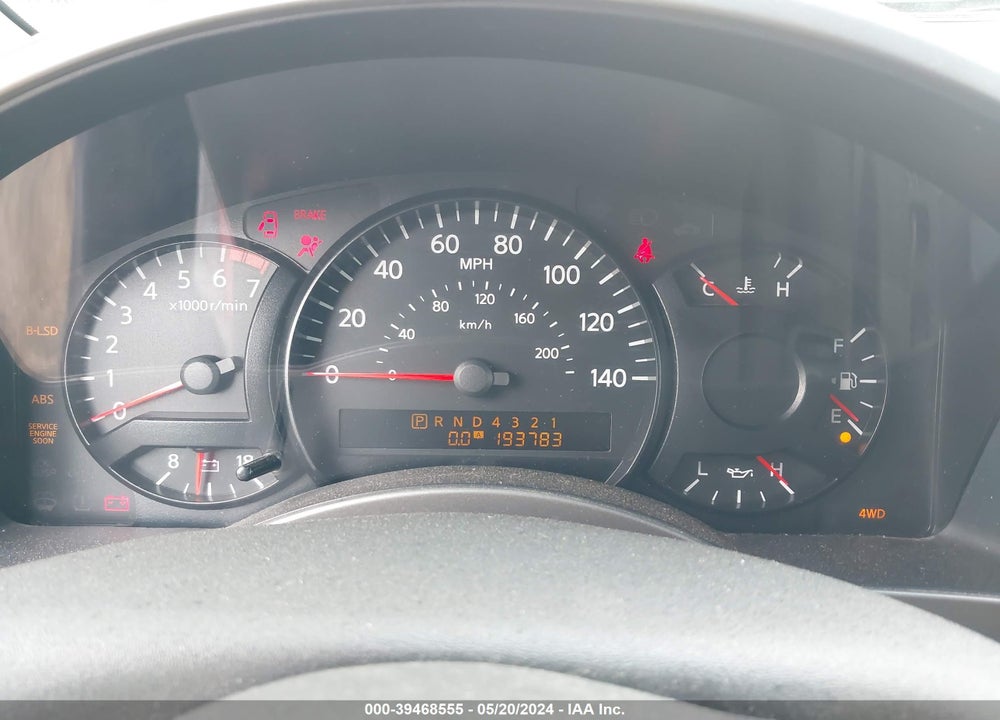 2004 NISSAN TITAN SE VIN: 1N6AA06B24N515713