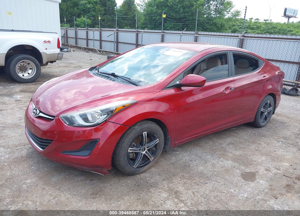 2016 HYUNDAI ELANTRA SE VIN: 5NPDH4AE8GH792732