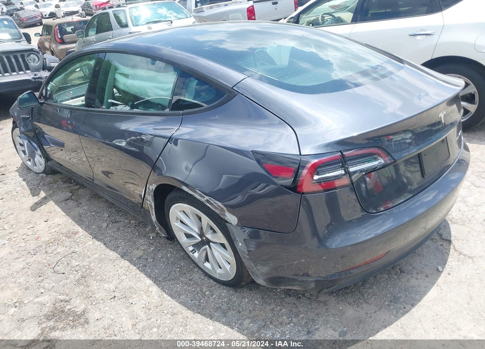 2022 TESLA MODEL 3 LONG RANGE DUAL MOTOR ALL-WHEEL DRIVE VIN: 5YJ3E1EB9NF263112