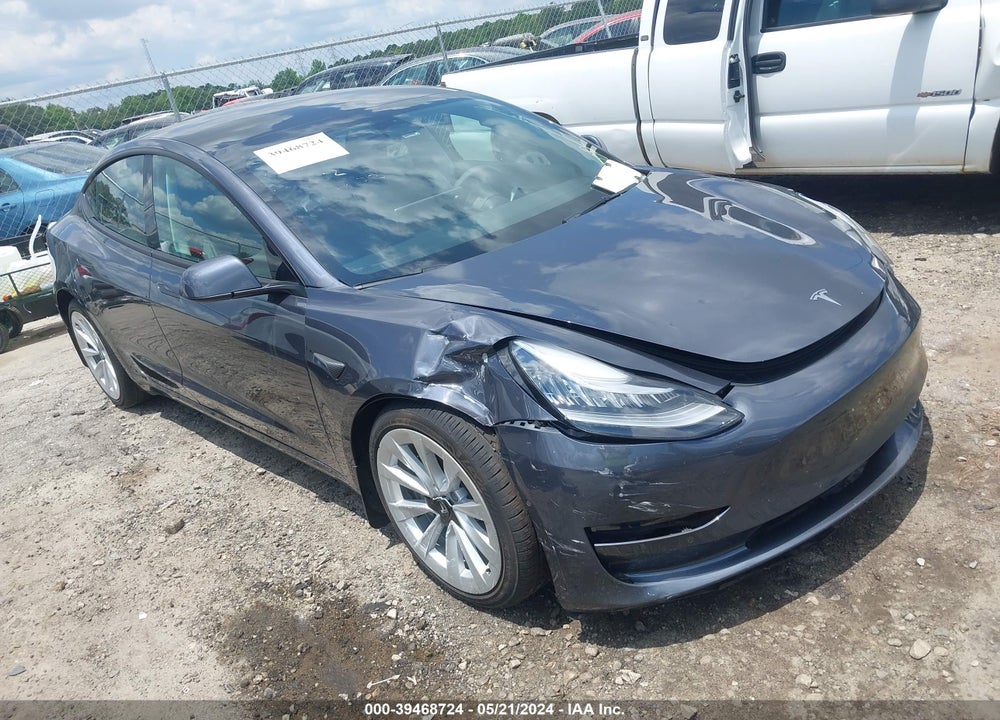 2022 TESLA MODEL 3 LONG RANGE DUAL MOTOR ALL-WHEEL DRIVE VIN: 5YJ3E1EB9NF263112