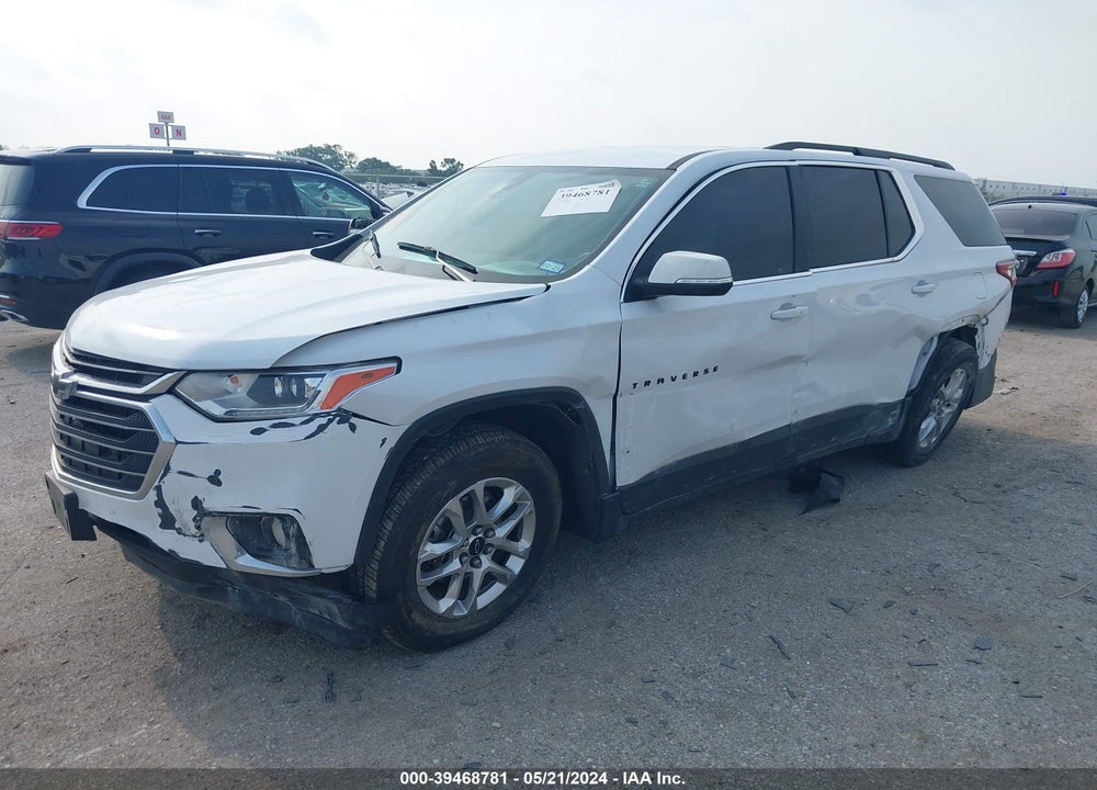 2021 CHEVROLET TRAVERSE FWD LT CLOTH VIN: 1GNERGKW2MJ129693