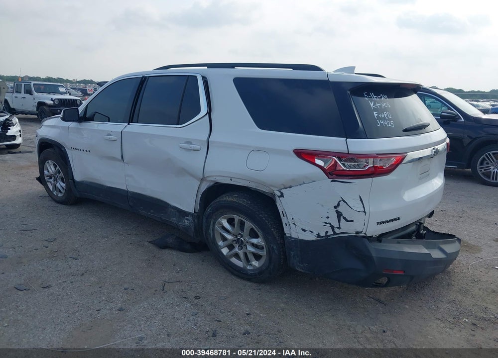 2021 CHEVROLET TRAVERSE FWD LT CLOTH VIN: 1GNERGKW2MJ129693