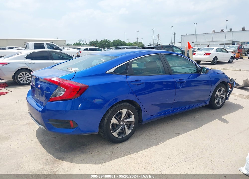 2019 HONDA CIVIC LX VIN: 19XFC2F69KE032738