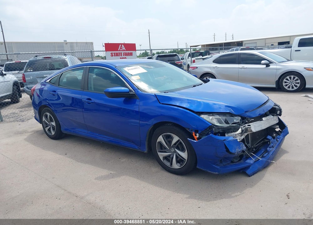 2019 HONDA CIVIC LX VIN: 19XFC2F69KE032738