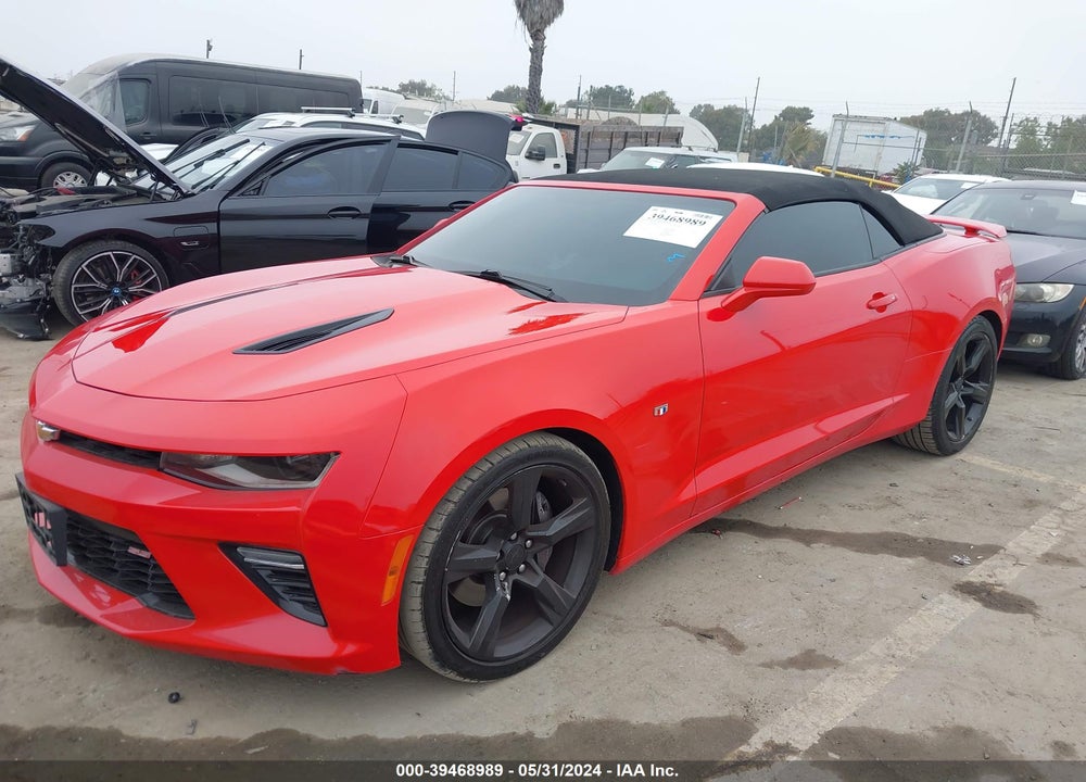 2017 CHEVROLET CAMARO 1SS VIN: 1G1FF3D72H0201825