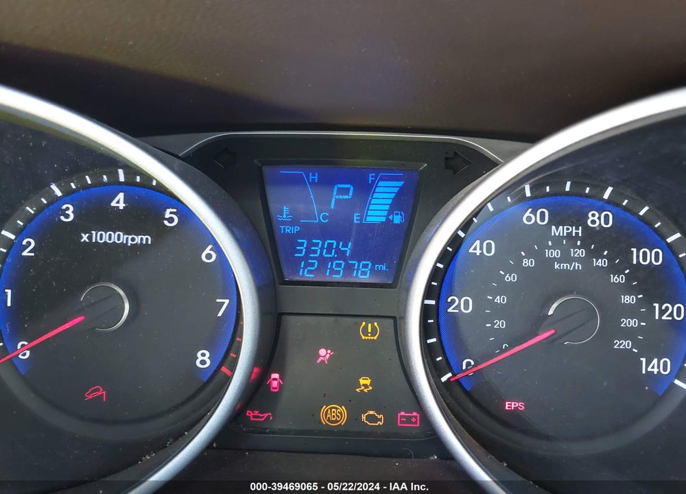 2012 HYUNDAI TUCSON GLS VIN: KM8JU3AC1CU535933