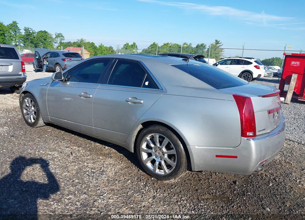 2008 CADILLAC CTS STANDARD VIN: 1G6DP57V080111240