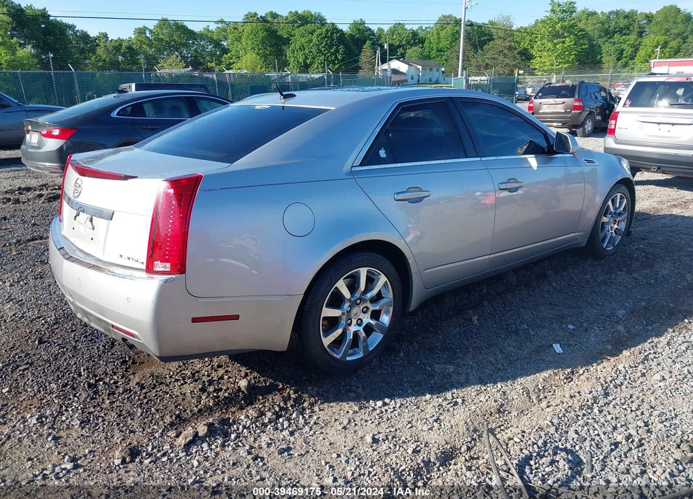 2008 CADILLAC CTS STANDARD VIN: 1G6DP57V080111240