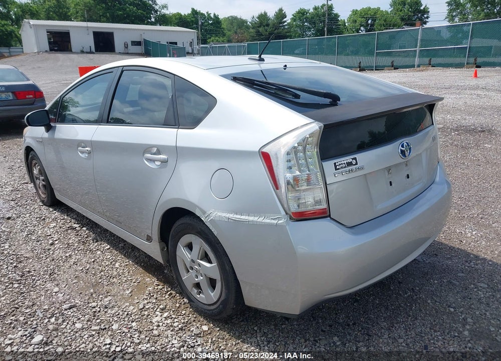 2011 TOYOTA PRIUS THREE VIN: JTDKN3DU9B0248565