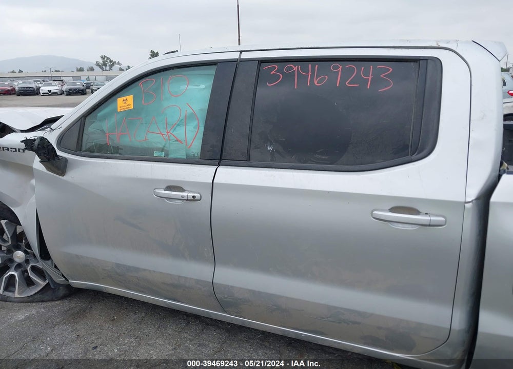 2021 CHEVROLET SILVERADO 1500 2WD SHORT BED LT VIN: 3GCPWCED5MG244545