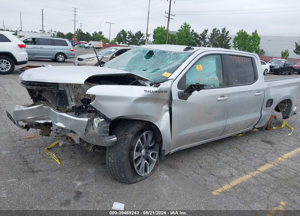 2021 CHEVROLET SILVERADO 1500 2WD SHORT BED LT VIN: 3GCPWCED5MG244545