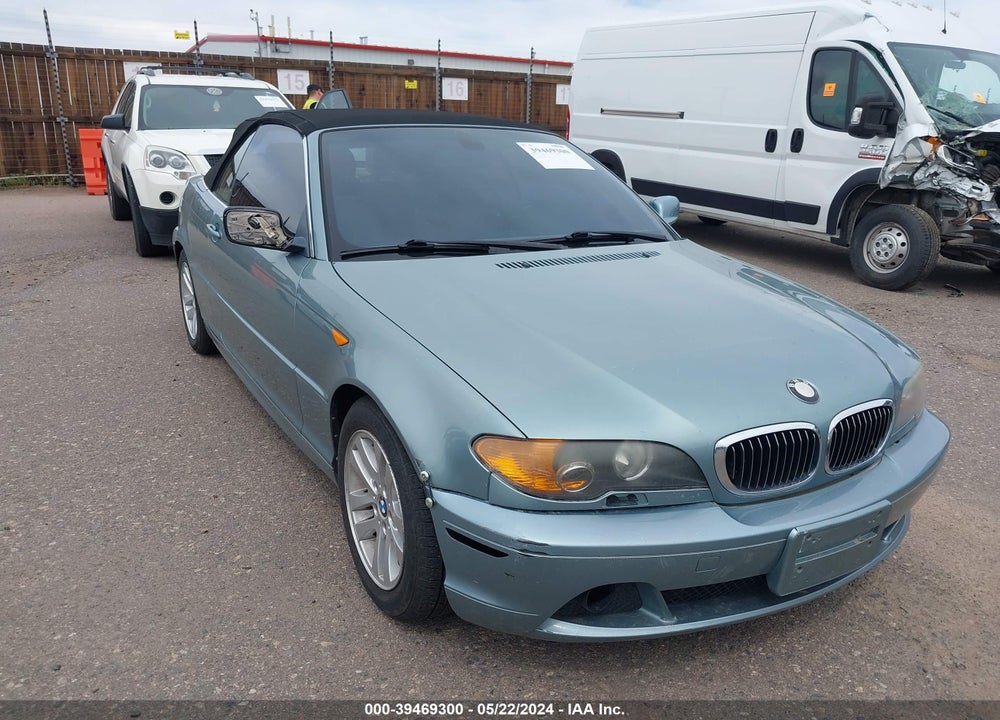 2004 BMW 325CI VIN: WBABW33454PL33148