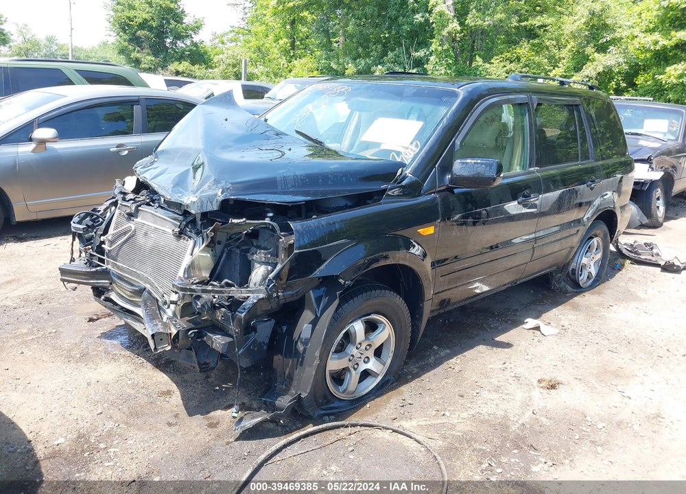 2008 HONDA PILOT EX-L VIN: 5FNYF185X8B050067