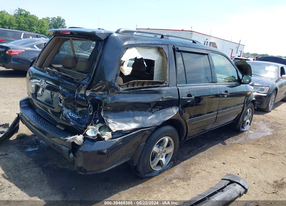 2008 HONDA PILOT EX-L VIN: 5FNYF185X8B050067