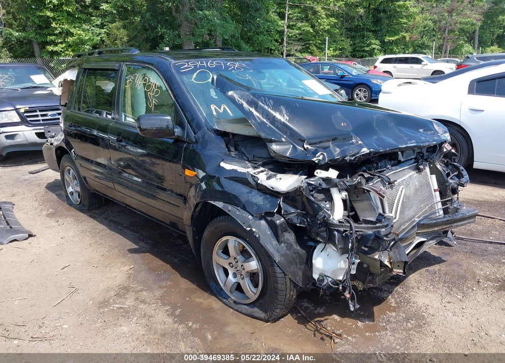 2008 HONDA PILOT EX-L VIN: 5FNYF185X8B050067