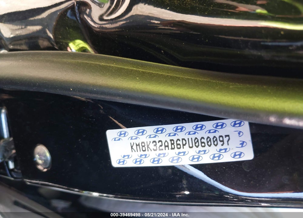 2023 HYUNDAI KONA SEL VIN: KM8K32AB6PU060097