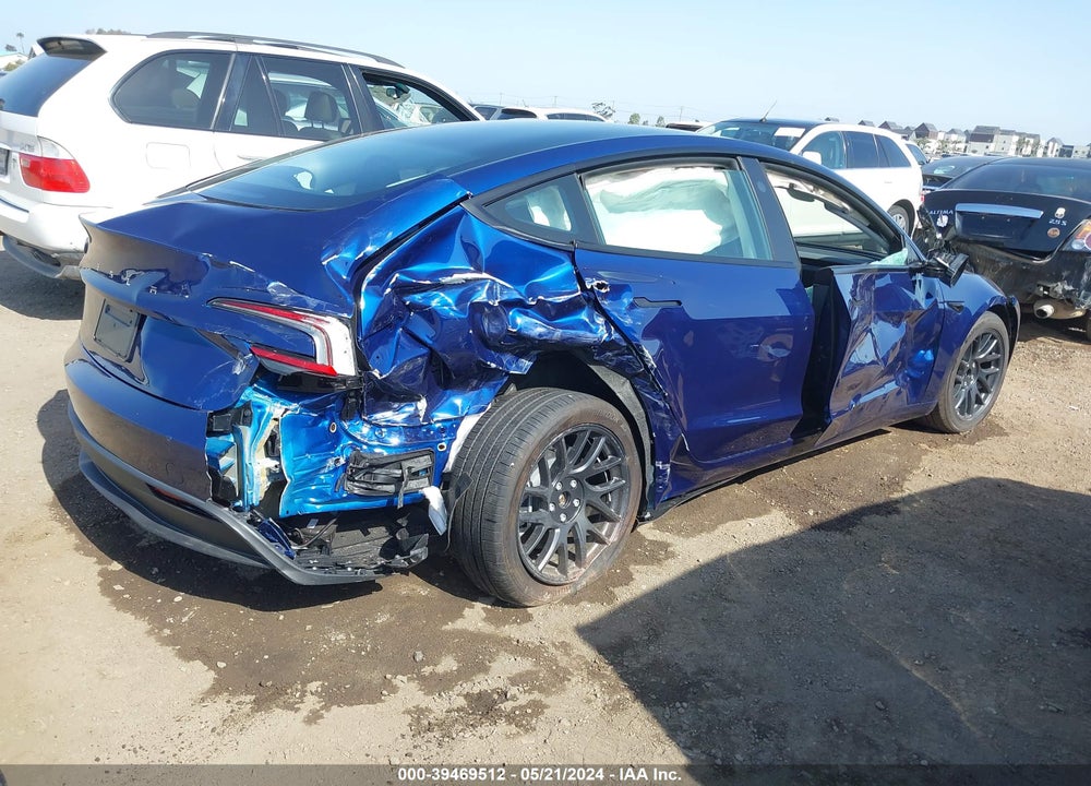 2024 TESLA MODEL 3 REAR-WHEEL DRIVE VIN: 5YJ3E1EA9RF725634