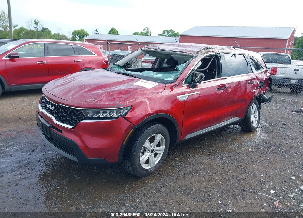 2022 KIA SORENTO LX VIN: 5XYRGDLC9NG105573