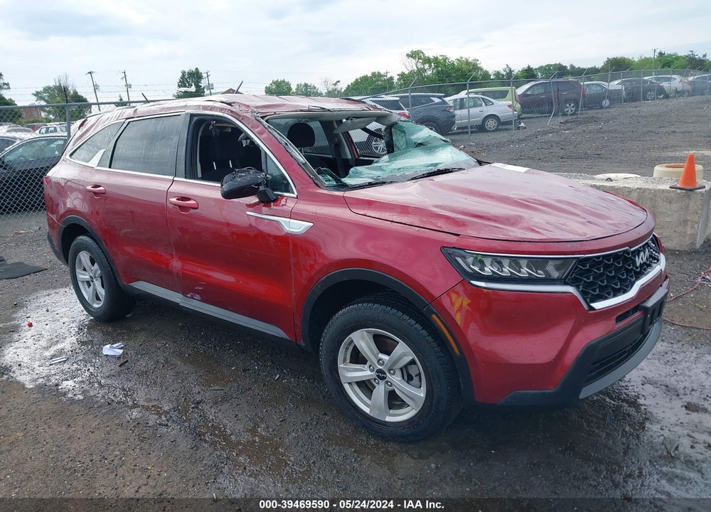 2022 KIA SORENTO LX VIN: 5XYRGDLC9NG105573