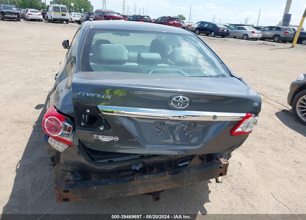 2013 TOYOTA COROLLA LE VIN: 2T1BU4EE3DC112313