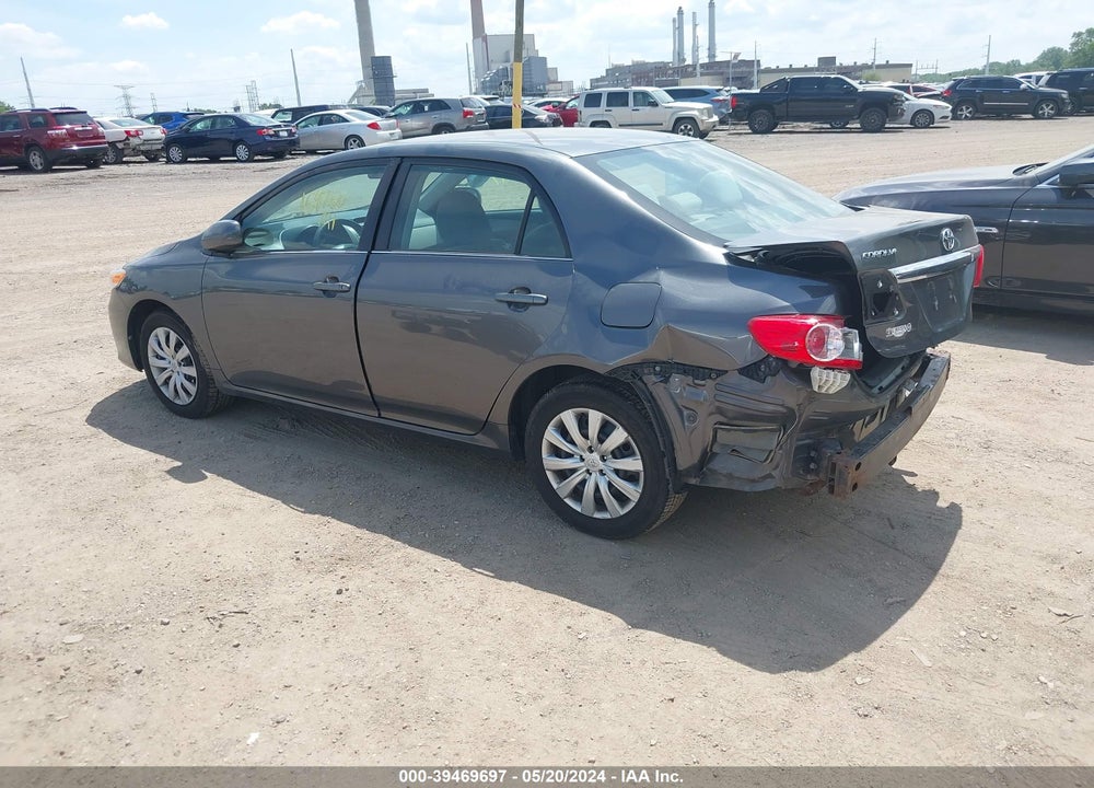 2013 TOYOTA COROLLA LE VIN: 2T1BU4EE3DC112313