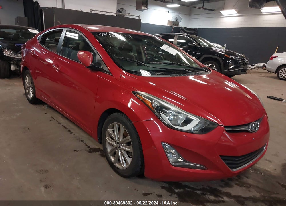2016 HYUNDAI ELANTRA SE VIN: KMHDH4AE1GU491396