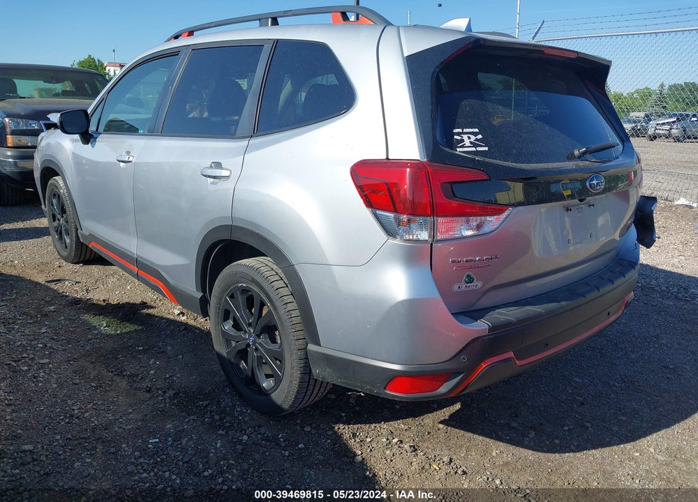 2019 SUBARU FORESTER SPORT VIN: JF2SKAPC4KH443394