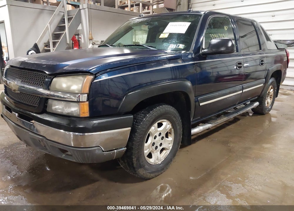 2004 CHEVROLET AVALANCHE 1500 VIN: 3GNEK12T84G305252