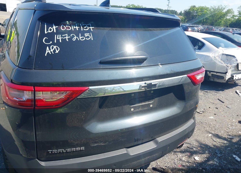 2020 CHEVROLET TRAVERSE FWD LT CLOTH VIN: 1GNERGKW1LJ284654