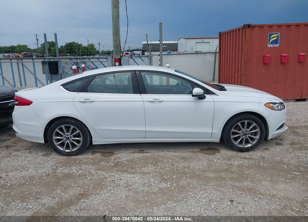 2017 FORD FUSION SE VIN: 3FA6P0H75HR179113