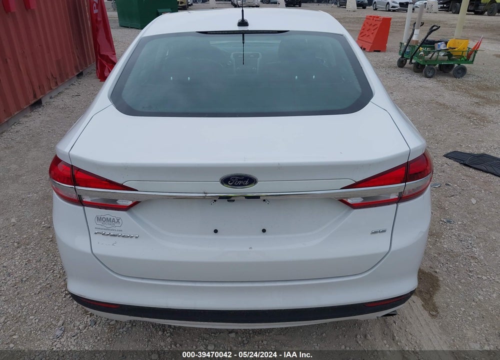 2017 FORD FUSION SE VIN: 3FA6P0H75HR179113