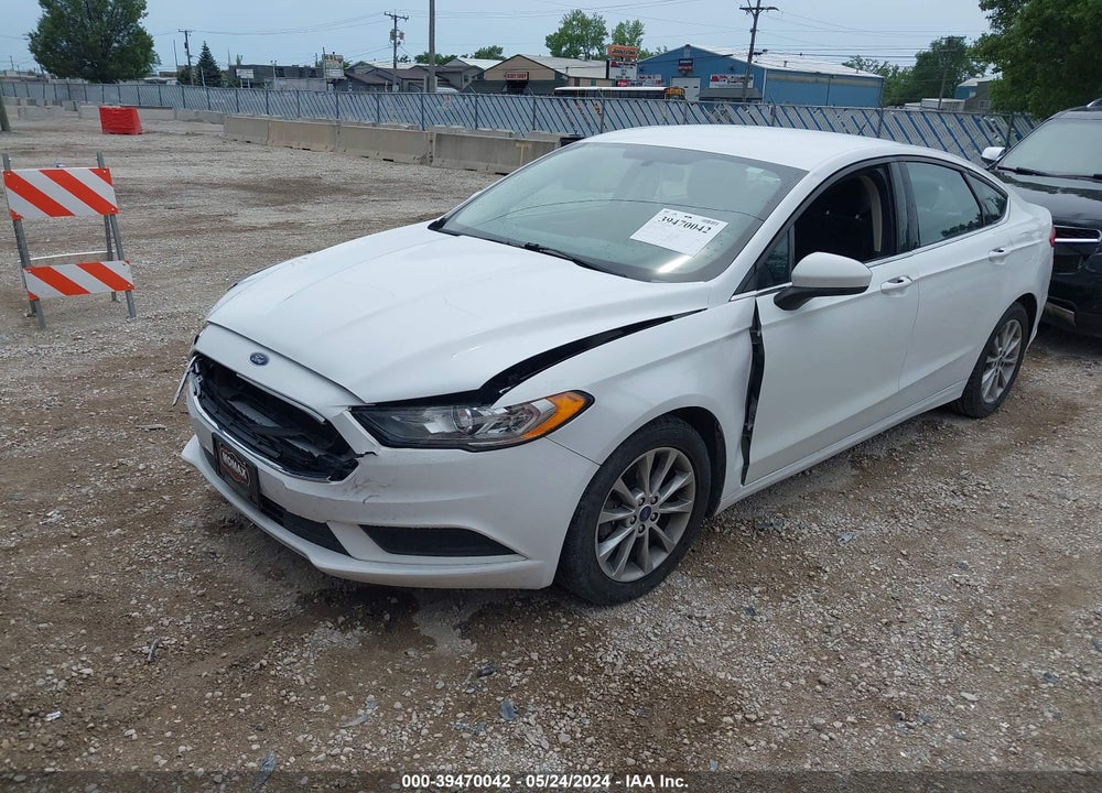 2017 FORD FUSION SE VIN: 3FA6P0H75HR179113