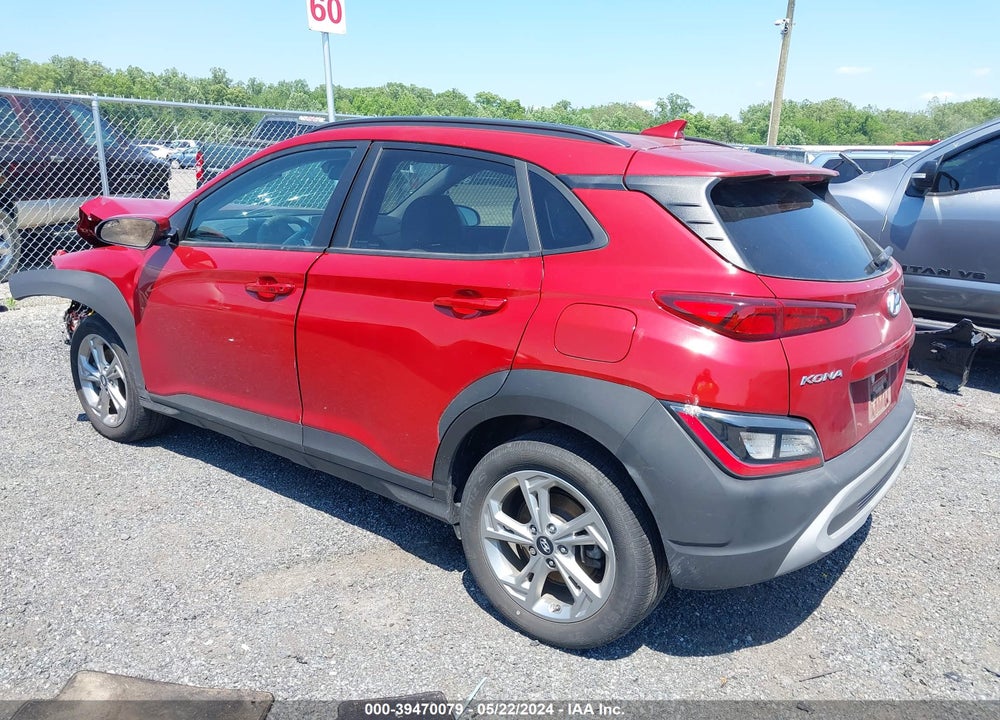 2022 HYUNDAI KONA SEL VIN: KM8K6CAB8NU891241