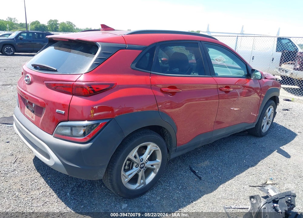 2022 HYUNDAI KONA SEL VIN: KM8K6CAB8NU891241