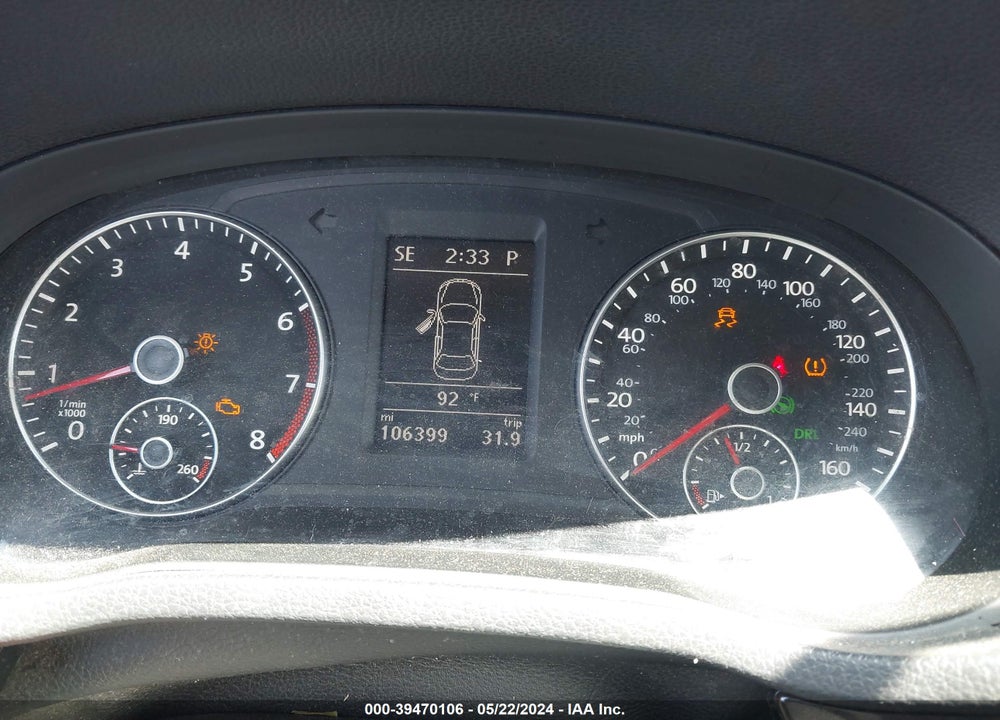 2015 VOLKSWAGEN PASSAT 3.6L V6 SEL PREMIUM VIN: 1VWCM7A3XFC020781