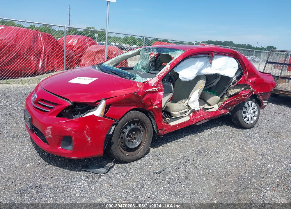 2013 TOYOTA COROLLA LE VIN: 5YFBU4EE3DP185519