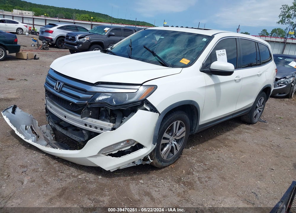 2016 HONDA PILOT EX-L VIN: 5FNYF6H52GB059261