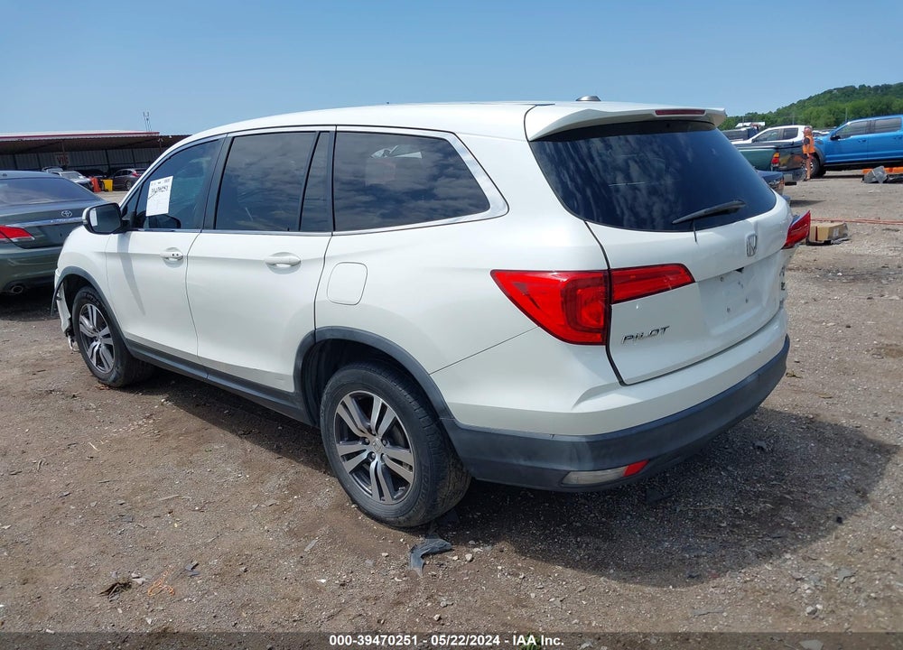 2016 HONDA PILOT EX-L VIN: 5FNYF6H52GB059261