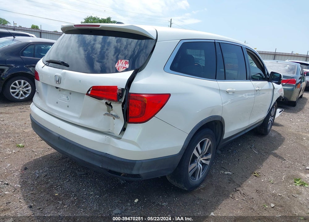 2016 HONDA PILOT EX-L VIN: 5FNYF6H52GB059261