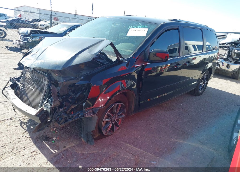 2017 DODGE GRAND CARAVAN SXT VIN: 2C4RDGCG1HR666640
