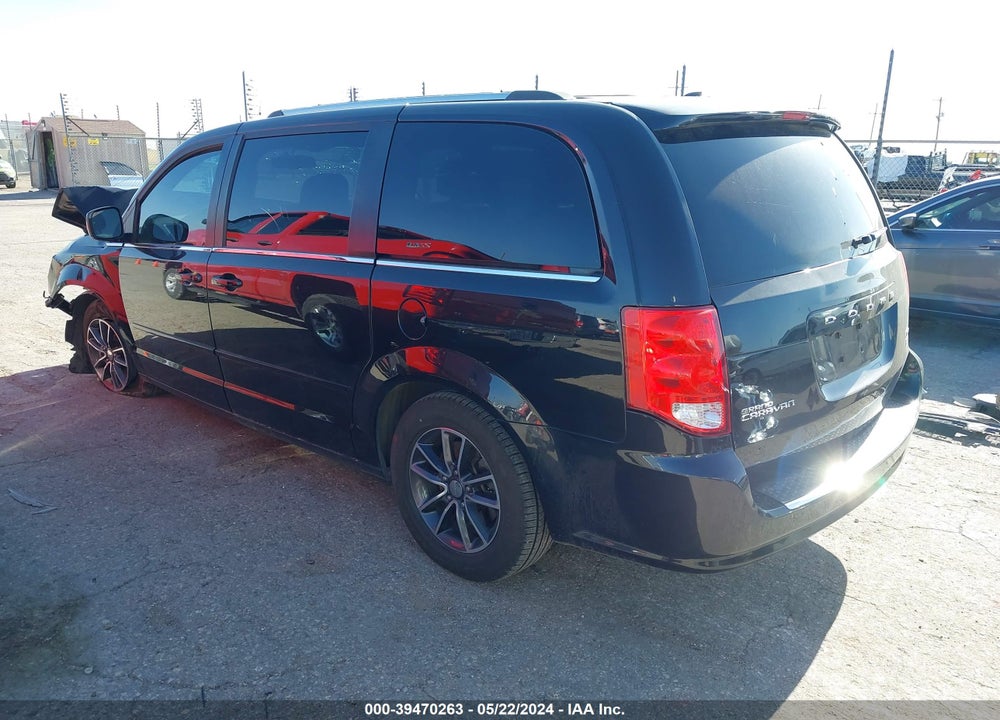 2017 DODGE GRAND CARAVAN SXT VIN: 2C4RDGCG1HR666640