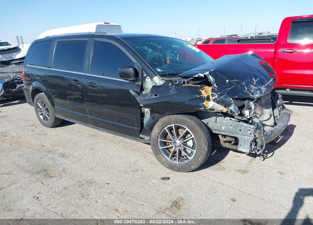 2017 DODGE GRAND CARAVAN SXT VIN: 2C4RDGCG1HR666640