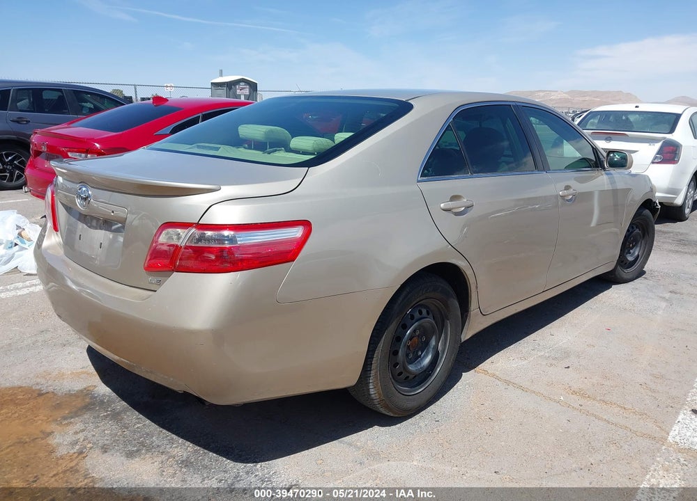 2008 TOYOTA CAMRY LE VIN: 4T1BE46K48U744470