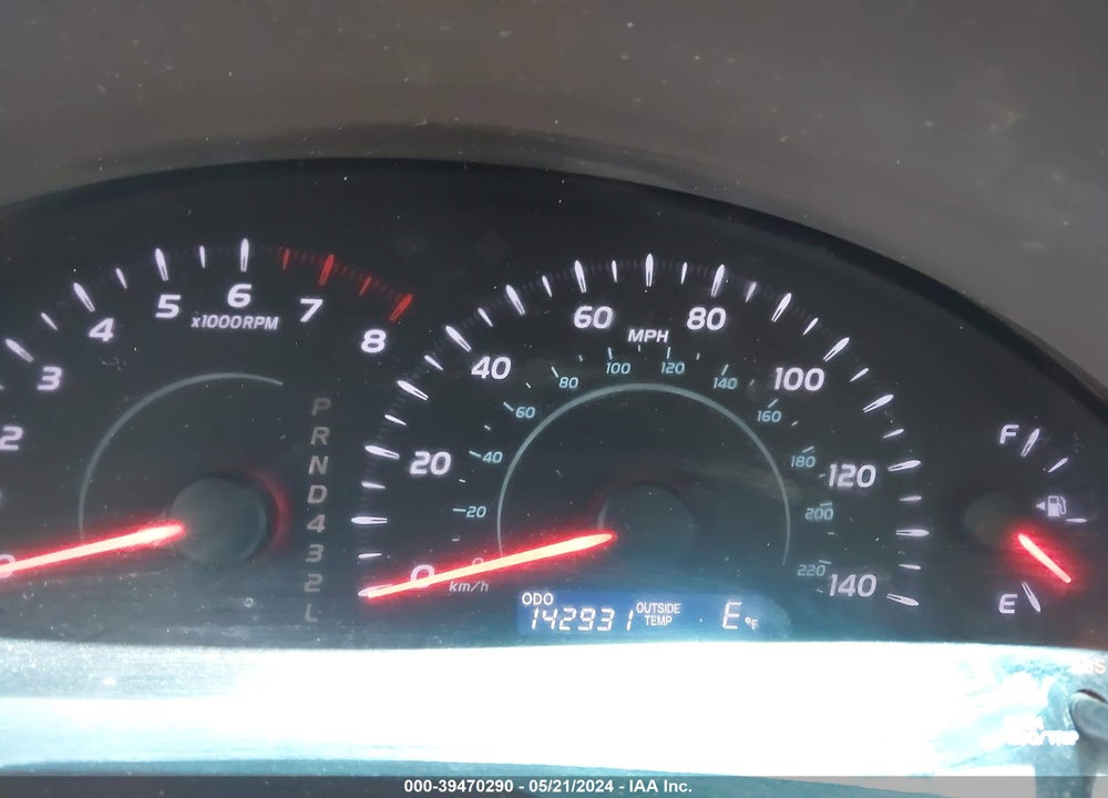 2008 TOYOTA CAMRY LE VIN: 4T1BE46K48U744470