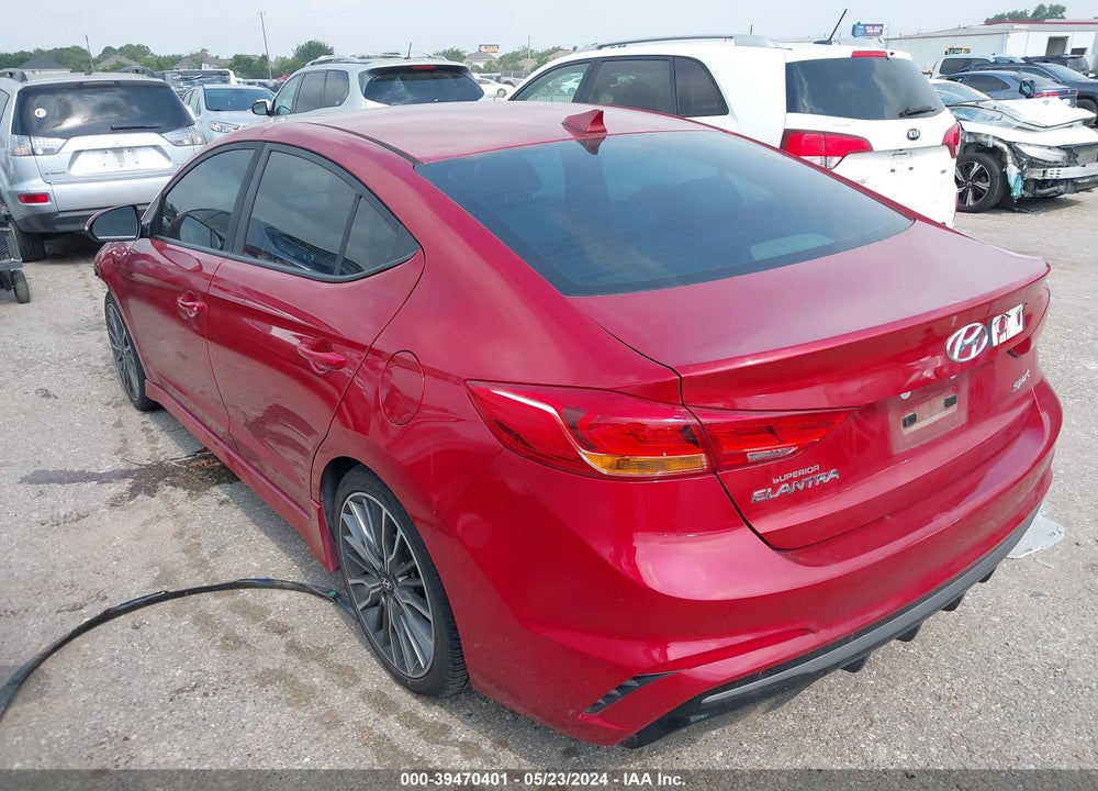 2018 HYUNDAI ELANTRA SPORT VIN: KMHD04LB5JU469144