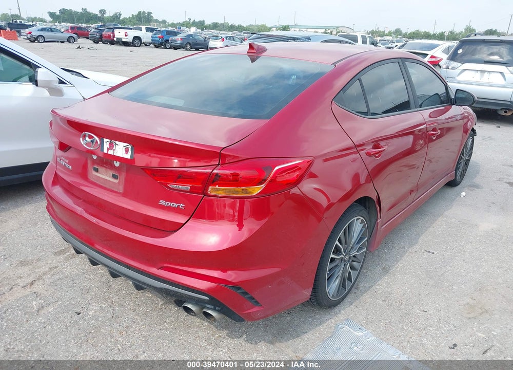 2018 HYUNDAI ELANTRA SPORT VIN: KMHD04LB5JU469144