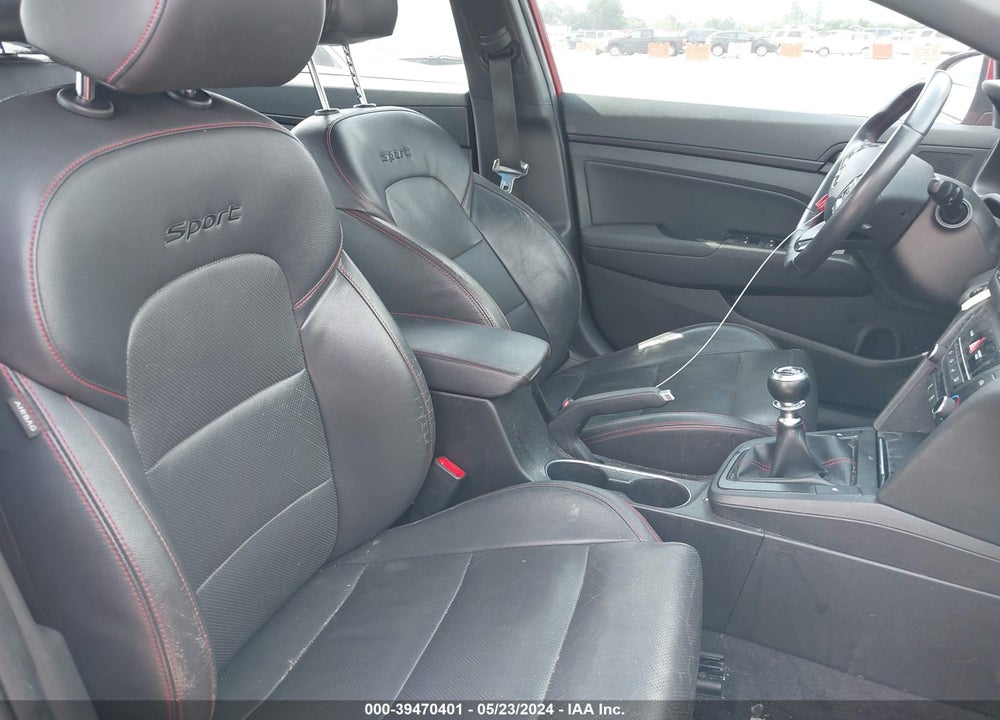 2018 HYUNDAI ELANTRA SPORT VIN: KMHD04LB5JU469144