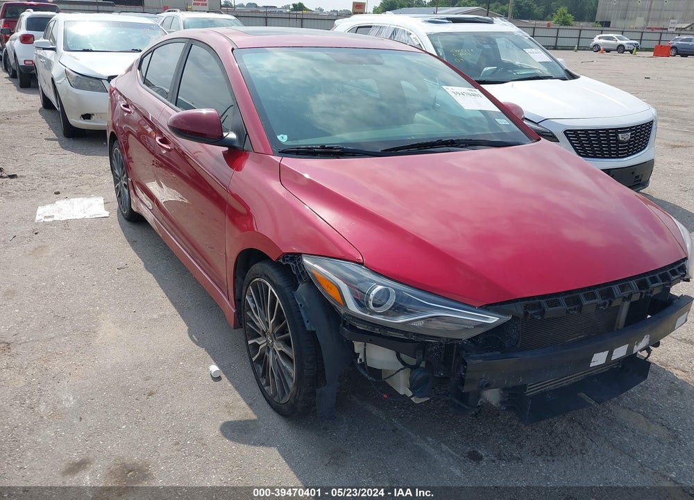 2018 HYUNDAI ELANTRA SPORT VIN: KMHD04LB5JU469144