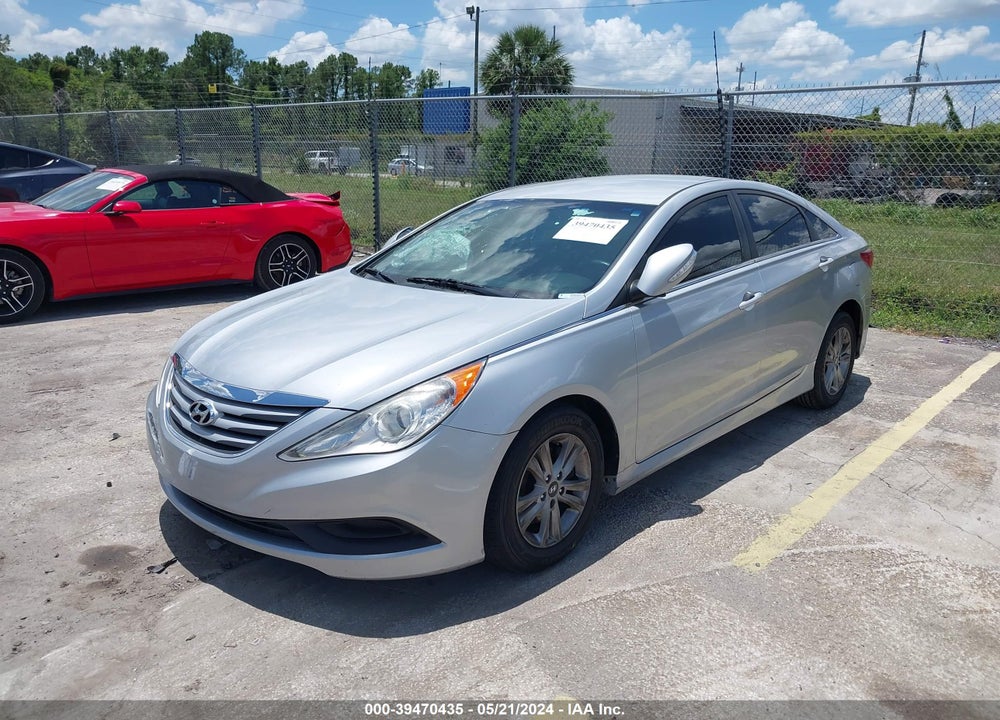 2014 HYUNDAI SONATA GLS VIN: 5NPEB4AC0EH876397