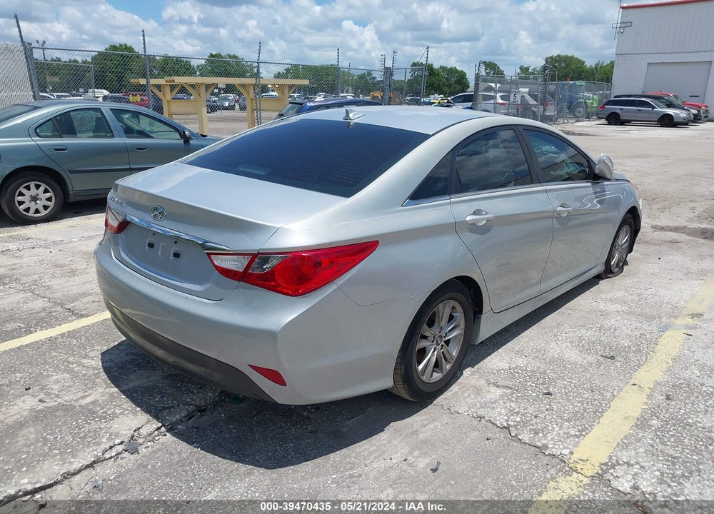 2014 HYUNDAI SONATA GLS VIN: 5NPEB4AC0EH876397